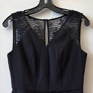 NWT: WHBM Little Black Dress with lace back